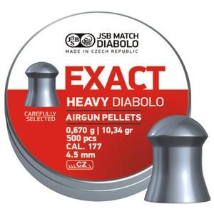 JSB Exact Heavy .177 Pellets, Tin of 500