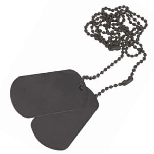 Dog Tags Black