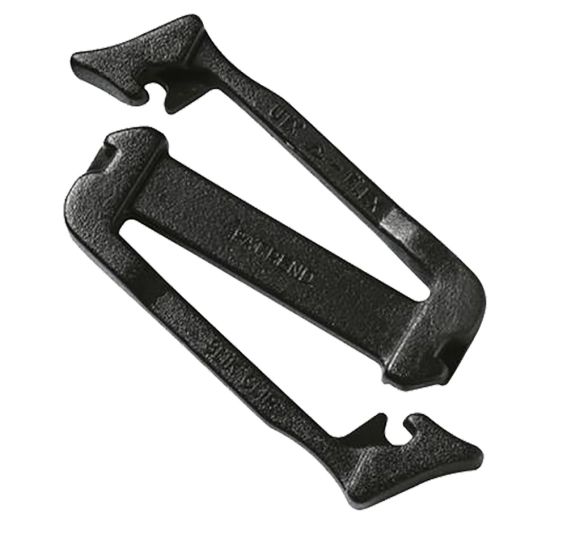 Black DURAFLEX Siamese SLIK CLIP 1" / 25mm