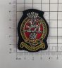 PWRR Officers Wire Embroided Side Hat Badge to scale
