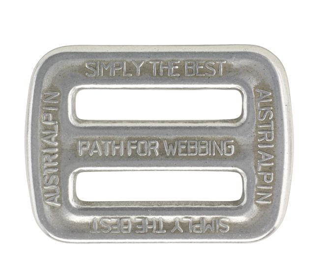 AustriAlpin 25mm / 1" - 2 slot buckle / Triglide - Chrome / Polished ( FC06A )