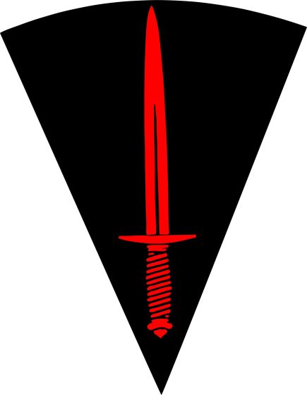 3 Commando Brigade Fighting Knife Dagger Decal / Sticker