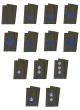 Royal Signals Blue on Olive Green Rank Slide Epaulette (All Ranks)