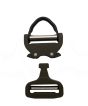 AustriAlpin 45mm / 1.75" Cobra Buckle - D-ring - Brown Grey - FX45QVO-XB