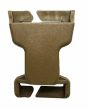 Duraflex 1" / 25mm Female Coyote S3IR Half Buckle - Quick Attach Mojave Surface Mount