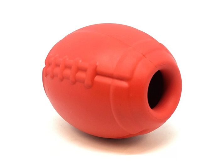 Mutts Kick Butt Football Durable Chew Toy & Treat Dispenser