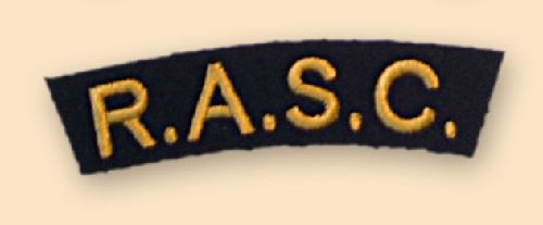Royal Army Service Corps Shoulder Titles (pair)