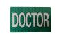 Green Reflective DOCTOR Patch – High-Visibility Velcro ID Badge for Medical Personnel (5cm x 8cm)