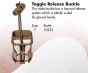 Duraflex Tan 499 Quick Pull Mojave Half Buckle 25mm - 1" (Male Adjustable)