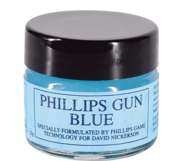 Gun Blue 20g Glass Jar by Phillips