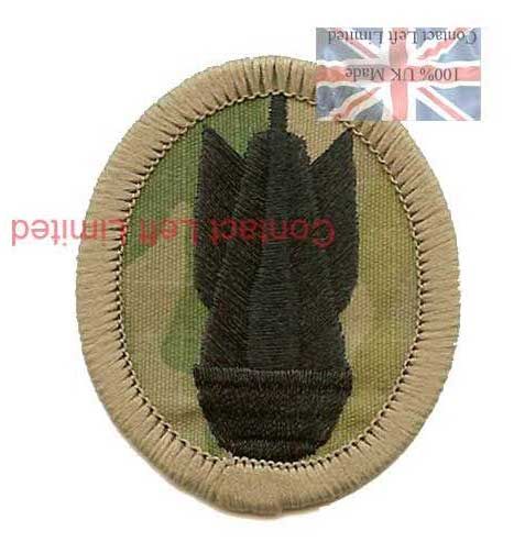 Multicam Bomb Disposal Personnel EOD Badge (VELCRO® Brand Hook Backed)