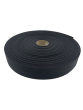 Black Herringbone V Twill 38mm / 1.5" Webbing