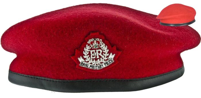 Royal Military Police RMP Officers Beret + Cap Badge