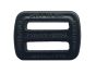 AustriAlpin 25mm / 1" - 2 slot buckle / Triglide - Black ( FC06B-K )