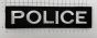 POLICE Patch – Large Velcro Backed Identification Badge (20cm x 5cm) - **Restricted Purchase 