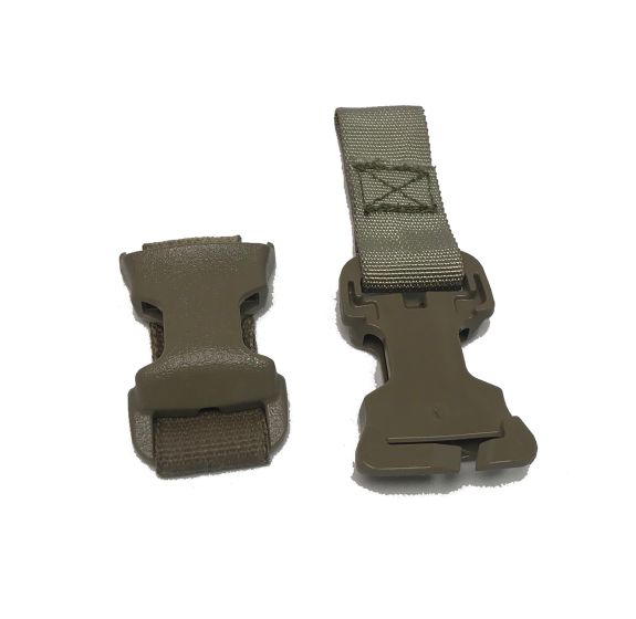 QASM Vertical Adapter Buckle Clip TAN