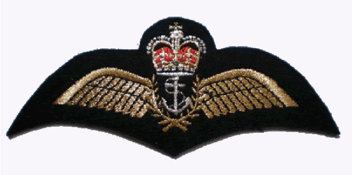 Royal Navy Fleet Air Arm Pilots Wings Badge Qualification