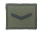 Velcro Olive Green Rank Patch ( Commando Style / Airborne Style ) All ranks - 5cm x 7cm