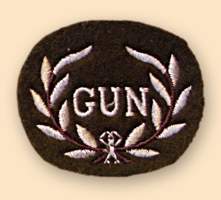 Qualified Gunner RARDEN Badge Qulification