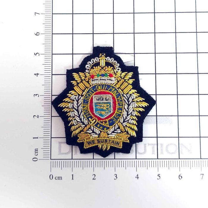 King’s Crown Royal Logistics Corps Cap Badge RLC Hand Embroidered Beret Badge - Foto 4