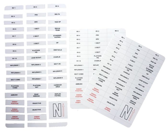Heavy Duty Lightweight Plastic Model Kit Cards