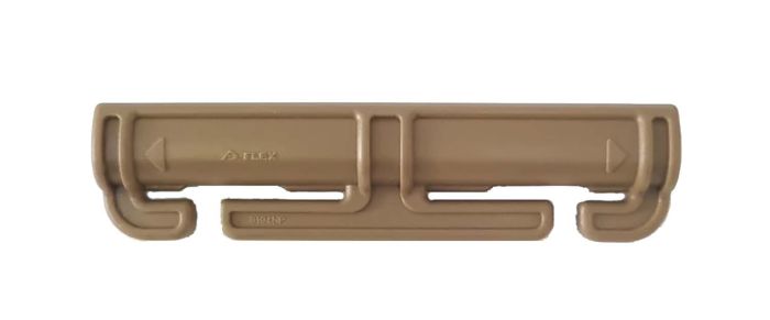 Duraflex Quick Attach Split Bar Quick Release Buckle / Tubes V2 - Double Slot Female Only (Coyote Brown IR)