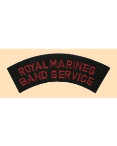 Royal Marine Band Service Shoulder Titles (pair)