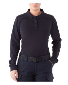 Women's Cotton Long Sleeve Polo