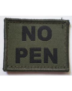 Olive Green Velcro Ubacs Patch No Pen