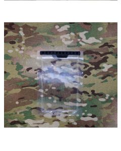 Fidlock HERMETIC Transparent Sew-In-Pocket - Waterproof Automatic Sealing Pocket - Rectangle, Fabric Flap