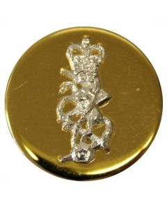 REME Gilt Mounted Button 24 Ligne Royal Electrical and Mechanical Engineers Uniform Button
