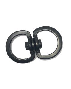 21mm Inox Steel Swivel (Black) 600kg Breaking Strain
