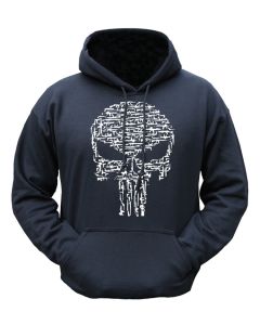 Skull Guns Hoodie – Black