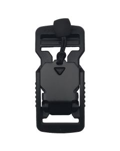 Black Fidlock V-BUCKLE 25mm + Pull Tab