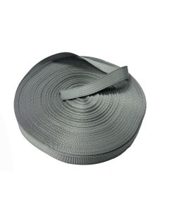 43.75mm / 1.75" Grey Webbing - 2300kg / 5000lbs Breaking Strain roll