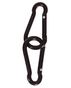 Clip Carabinas Pairs Black 6mm