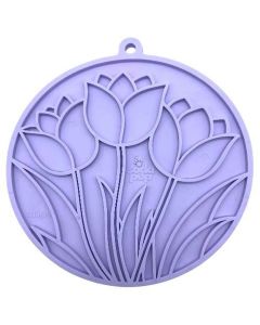 SodaPup Tulip Design eMat Enrichment Lick Mat With Suction Cups