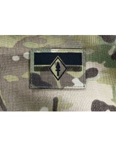 UKOM 7th Signal Brigade Laser Cut Multicam Velcro Backed Badge
