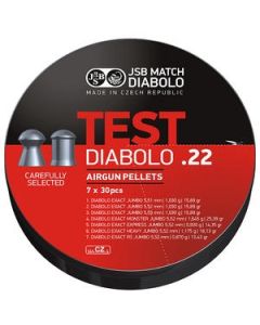 JSB Jumbo Exact Test .22 Pellets, Tin of 210