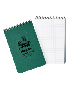 96x148mm Top Spiral Modestone Notepad - 30 Sheets