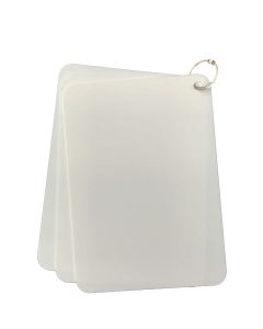 3 x A5 Blank Battle Slate Cards with Ring Binder