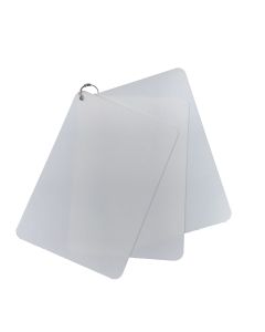 5 x A6 Blank Battle Slate Cards with Ring Binder