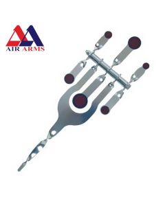 Smaller spinning set. Suits airguns. Boxed.