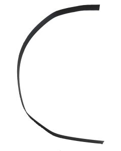 Belt Stiffener HDPE Black Pack of 10 (1000 x 30 x 1mm)