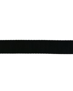 Black 25mm / 1" Woven Polyester Webbing ST