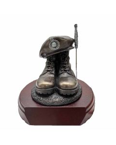 Royal-Marine-Boots-and-Beret-Statue-Main-View