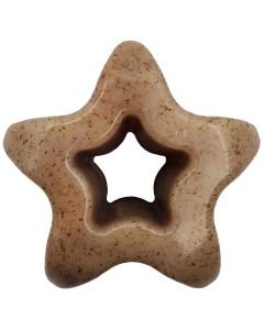 sodapup-brown-nylon-star-dog-toy