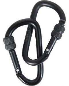 Locking Carabinas Black 8mm
