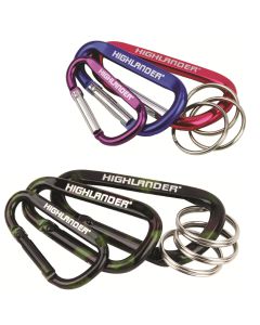 3 Pair Karabiner Keyrings