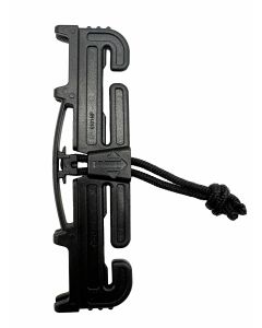 Duraflex Quick Attach Split Bar Quick Attach Buckle Tubes V2 - Double Slot Black Male ONLY